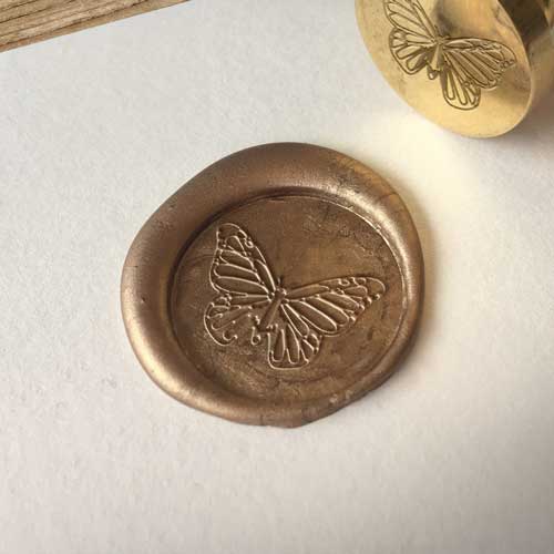 Graphic Wax Seal Butterfly Seal UK Wax Seals