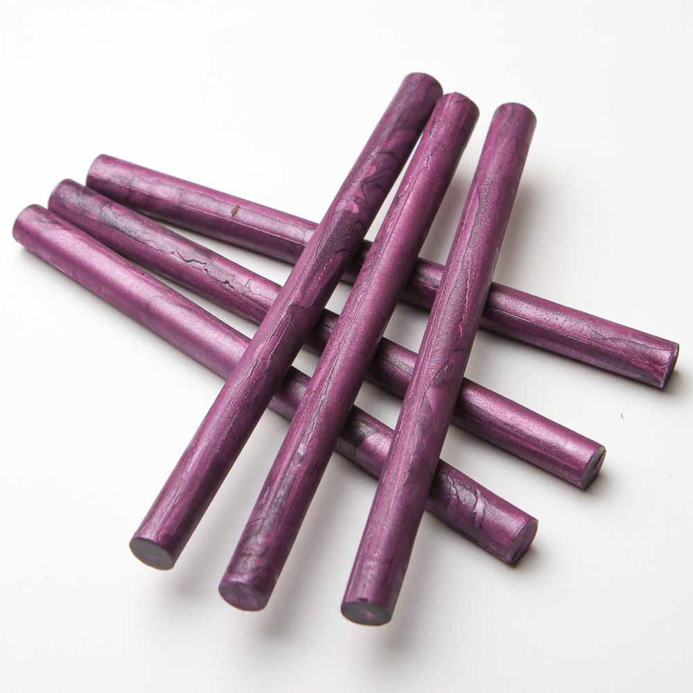 metallic purple sealing wax